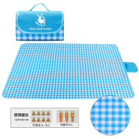 徽羚羊 牛津布双层野餐垫户外防水野餐垫防潮垫帐篷内垫子地垫儿童爬爬垫 200*150CM