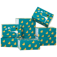 蓝漂竹叶情冲鸭竹浆白色抽纸 10包