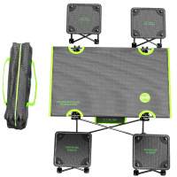 巴米樂/BURNELL 攀登者户外折叠桌凳五件套 BNL-HWZ726