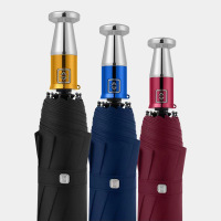 红叶三折自动破窗伞颜色随机-W3500