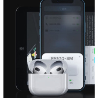 忆捷(EAGET) BE100-3M蓝牙无线耳机 超长续航 HIFI音质 便携式迷你蓝牙耳机敲击触控BE100-3M