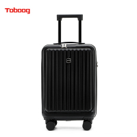途帮(TOBOOG)商务前开密码登机箱2107 黑色 20寸