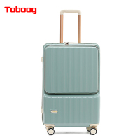 途帮(TOBOOG)前开盖多功能行李箱2109 24寸(颜色随机发货)