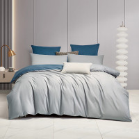 罗莱(LUOLAI)浮生墨香100%全棉可水洗 夏被四件套 流岚 200*230cm