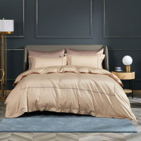 罗莱(LUOLAI)家纺全棉100支贡缎家居轻奢四件套珊妮HB 200*230cm