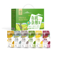 绿帝有机杂粮礼盒1.98kg 自然优谷有机黄豆绿豆黑米黑豆小米红小豆