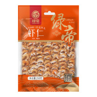 绿帝虾仁250g 自然淡晒 大小均匀 色泽淡黄肉质肥厚圆润