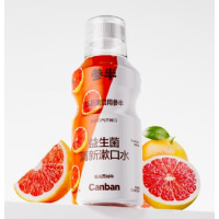 [华晨宇同款]参半益生菌清新漱口水-阳光西柚500ML 漱口水 99%抑菌 深层清洁 平衡口腔菌群