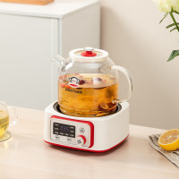 大嘴猴(Paul Frank)全玻璃养生煮茶壶DZH-H1010家用办公室桌面开水壶烧水壶电热水壶恒温水壶泡奶养生壶