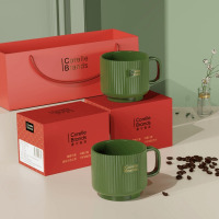 康宁(Corelle Brands)绿野仙踪马克杯牛奶杯早餐杯2件套(350ML*2)CB-TC001-TG/KZ