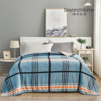 博洋罗曼之约时尚毯毛毯绒毯午睡沙发毯居家办公学习柔软舒适180*200cm