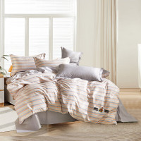 大嘴猴(Paul Frank)全棉四件套 午后奶茶200×230cm PFFCS230072U 床单被套枕头套床上用品