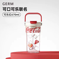 格沵可口可乐联名款高颜值吸管杯可乐旅程水杯670ml GE-CK25SS-S97
