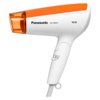 松下(Panasonic)电吹风机学生宿舍小巧便携负离子护发家用高速吹风筒恒温速干 橙白[1600W大功率]GND53!