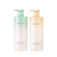 阿道夫植物香氛洗发水套装控油去屑留香洗发水沐浴露套装洗头膏七夕礼物 植物护头皮控油洗发水400ml 2瓶 天然香!