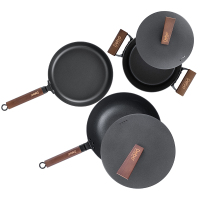 德铂(Debo) 克里斯蒂汤锅煎、炒锅套装锅3件套 DEP-560!