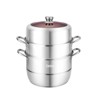 德铂(Debo) 玛格丽不锈钢蒸锅32cm DEP-575!