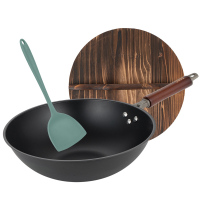 Debo德铂 约翰逊无涂层炒锅32cm DEP-834!