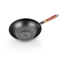 康宁 大肚锅锻打古法家用平底炒菜锅不粘锅Pyrex名厨系列单炒锅-无盖32cm PX-DDTG-CGWG-YZT/HP!