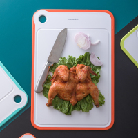 茶花海波尔菜板家用砧板婴儿宝宝粘板厨房水果辅食分类案板套装—024001!