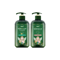 安贝儿植物精粹养护洗发露+植物精粹养护沐浴露套装(油性发质压泵款)460ml+460ml!