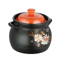 炊大皇鲜味 砂锅陶瓷煲汤家用燃气煤气灶专用大容量耐高温煲汤锅 陶瓷煲(5L)TCXW5002!