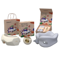 和正 治愈系 礼盒 头部眼部按摩器筋膜枪电动剃须刀 精致礼品 治愈系礼盒 HZ-ZY1!