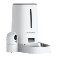 西屋Westinghouse宠物自动喂食器智能猫粮碗可视版投食机定时定量视频监控 M22!