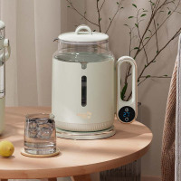 乐扣乐扣小家电电水壶绿色800W-EJK1427GRN 乐扣1.5L高颜值可视玻璃电水触屏操控800W功率精准控温壶!