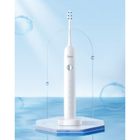 美的(Midea)电动牙刷男女成人软毛声波全自动 防水感应式充电 MR1极地白MC-AJ0101!