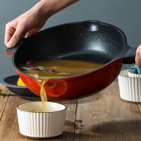 英麦斯厨具(INMINDS)锅具 炒锅 煎锅 迪奥999红煎炒锅YGSZ202128!