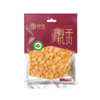 绿帝有机干贝150g 自然淡晒 大小均匀 色泽淡黄肉质肥厚圆润!