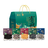 绿帝有机干贝菌菇类干货礼盒970g 原料严选百搭吃法火锅凉拌精选搭配!