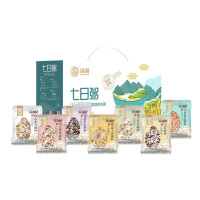 绿帝七日粥杂粮礼盒1.05kg 自然优谷 每日搭配营养早餐黑五谷煮粥好搭配!