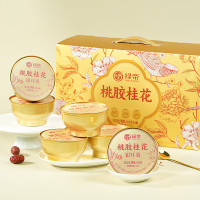 绿帝桃胶桂花即食银耳羹 早餐下午茶即食罐头开盖即食办公室零食罐头 1.56kg!