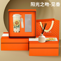 英麦斯厨具 316不锈钢一盖双饮保温杯 英麦斯阳光之吻-见香(保温杯+香薰)Y2419B!