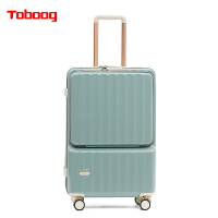 途帮(TOBOOG)前开盖多功能行李箱2109 20寸(颜色随机发货)!