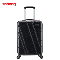 途帮(TOBOOG)商务简约 拉杆箱 旅行箱 登机旅行万向轮拉杆箱237 黑色 20寸!