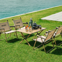 斯巴达勇士云栖克米特椅五件套LM6905户外折叠椅便携式露营野餐午休户外用品露营野营野餐!