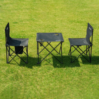 斯巴达勇士山野折叠桌椅三件套LM7901户外折叠椅便携式露营野餐午休户外用品露营野营野餐!