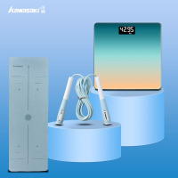 川崎 乐享瑜伽垫+跳绳运动③件套(套装J09)!