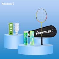 川崎羽毛球拍运动套装羽毛球拍羽毛球 成人学生有氧运动套装X160-AK(套装B01)!