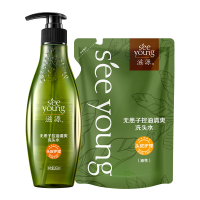 滋源滋源无硅油洗发水露控油去屑蓬松茶籽去屑无患子洗头膏男女士 无患子洗发水265ml+235(油性)!