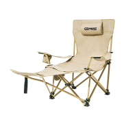 君华仕 GENVAS 户外露营 躺椅 露营折叠躺椅 坐躺两用 支架稳固称重强 GS22665036!