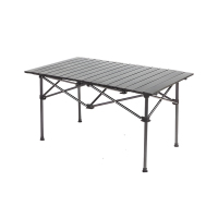 君华仕 GENVAS 碳素钢 折叠蛋卷桌 户外桌子 耐磨大桌面 GS23665019(颜色随机发货)!