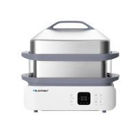 蓝宝(BLAUPUNKT)电蒸锅不锈钢蒸锅电煮锅家用多功能锅智能预约蒸炖一体煮蛋器蒸包子炖锅BP-ZG06!