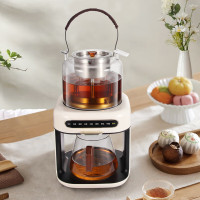 BTSM萃茶器 煮茶壶养生壶 萃茶蒸汽煮茶器 淋冲式一体多功能自动上水真空喷淋电茶炉 -YD002!