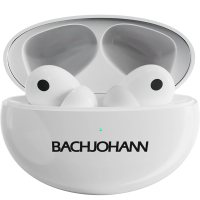 巴赫约翰T5ANC降噪真无线蓝牙耳机运动适用于苹果华为安桌入耳式超长待机 白色T5ANC!