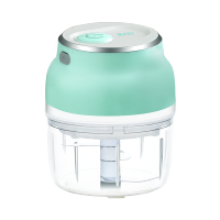 美之扣 蒜泥神器搅蒜器家用无线电动迷你蓝色捣蒜器自动碎蒜打蒜器 电动绞肉机230mljrj9!