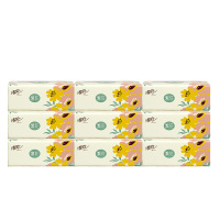 清风繁花系列2层150抽9包装软抽纸 AR36TMSX3!